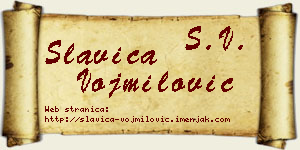 Slavica Vojmilović vizit kartica